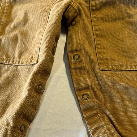 Carhartt Brown Overalls Durable Bib Style - Picture 5 of 9